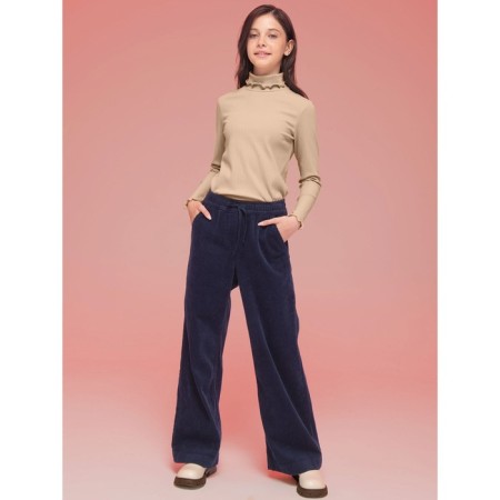 Jumper for girls, height 116 cm, sandy color-5