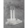 Perfume bottle, with a spray, glass, 10 ml, packing - 2 pcs, color gray