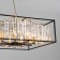 Suspended Bogate’s Cella 377/9, E14, 9x60W, 650x650x950 mm, gold, black