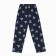 Female homemade set (T -shirt/pants), white/blue color, size 60
