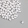 Beads for creativity plastic "Pearl of white oval" set 500 grams 0.5x0.5x0.7 cm