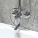 Shower system IDDIS RAY RAYSB3FI06, tropical shower, shower, brass, chromium