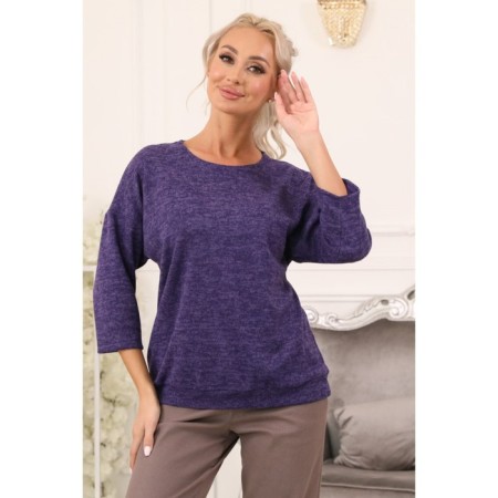 Female jumper, size 46, purple color-5