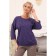 Female jumper, size 46, purple color