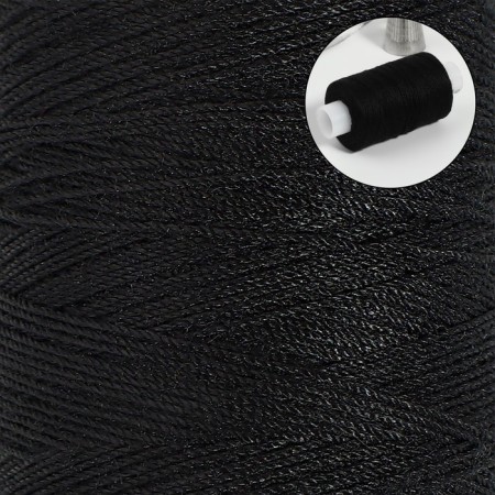 Shoe threads, 70ll, 200 m, black color-1