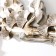 Decorative polystone hooks "Fan on a branch" 9.6x25.7x4.4 cm