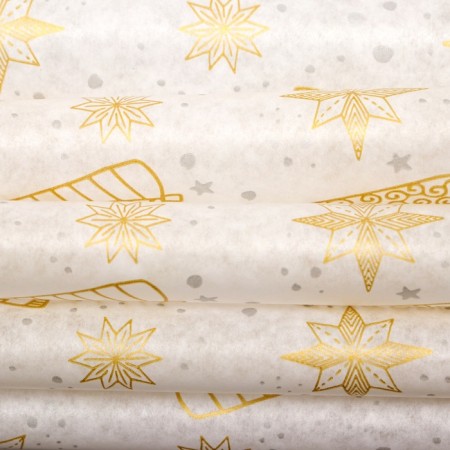 Siliconized "Christmas trees", gold in sheets, 0.18 x 0.18 m-4