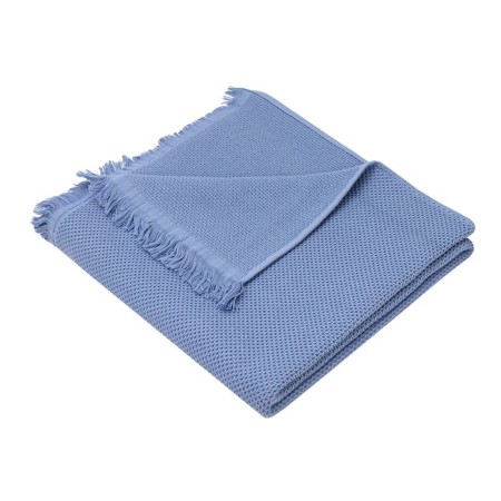 Terry towel "Sauna", 320 g, size 100x150 cm, blue color