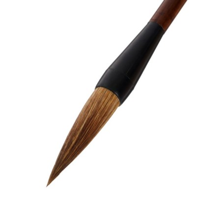 Koza brush No. 8, round, for calligraphy, wooden pen, in a blister-1