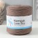 Knitted yarn secondary 90% cotton, 10% p/e, 100m/450 ± 50 g (coffee with milk) mix