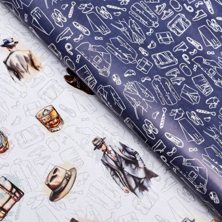 Paper packaging, glossy "fashion", bilateral, 50 x 70 cm-2