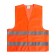 The vest is a signal, reflective, orange, 2 class, size XL, 68 × 55 cm 60g/m2
