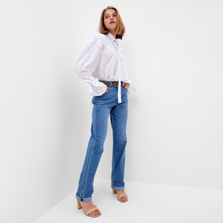 Female blouse minku: enjoy color white, rr 46-1
