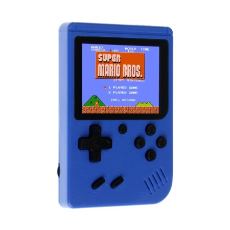 Game console 400 in 1, AV cable, 8 bits, blue