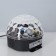 Light device "Crystal ball" 17.5 cm, speaker, glow of multi, 220 V