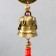 Bell Metal "Elephants on the coin, elephants on the bell" Red node of happiness 5x4x48 cm