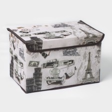 Stellyer box for storage with a lid 