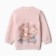 Knitted costume (jumper, trousers), pink color, height 74