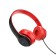 Headphones Borofone Bo5 Star Sound, invoices, microphone, jack 3.5 mm, cable 1.2 m, red
