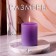 Candle cylinder aromatic "orchid" set 4x6 cm, 2 pcs