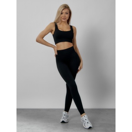 Sports suit female, size 46, black color