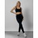 Sports suit female, size 46, black color