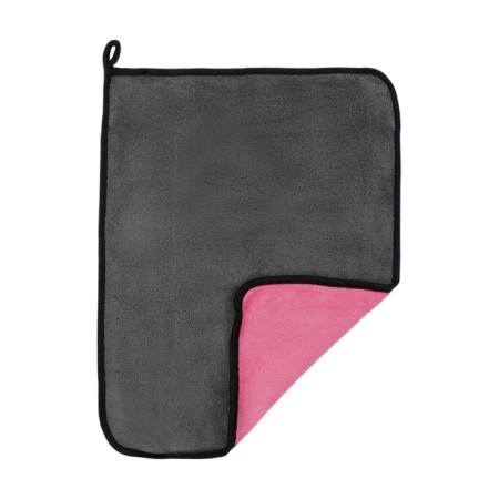 A car for washing a car, Cartage, microfiber, 400 g/m², 30 × 40 cm, pink-gray-3