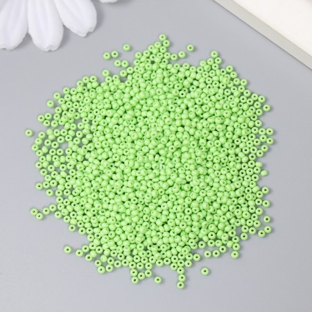Glass beads 12/0 "pistachio" 15 grams-1