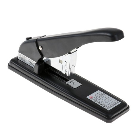 Stapler No. 23, large, up to 100 sheets, with a drawer container for brackets, mix-2
