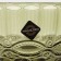 Glass Glass Magistro "La-Channel", 350 ml, 12 × 10.5 cm, green color
