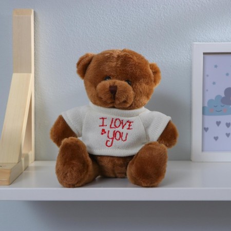 Soft toy "Bear", in a jacket, color mix