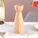 Candlestick, model No. 9, 7 x 17 cm, beech