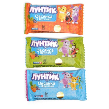 Bank "Vitala Luntik" oatmeal with fruits, 40 g.-3