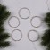 Set of garlands "Thread" 1 m Rosa, IP20, silver thread, 10 LED, glow of multi, 3 modes, AG13x3, 5 pcs.