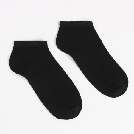 Male socks shortened, black color, size 27-1