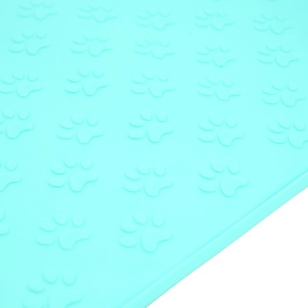 Silicone rug for a bowl with texture, 48 x 30 cm, mint-3