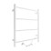 Room electric vehicle "Electra", 500x600 mm, 4 crossbars, white