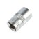 Head -sided tundra head, under a square 1/2, 16 mm, CRV