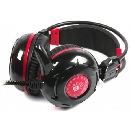 Audio headset game wire A4 Bloody G300 Black/Red-2