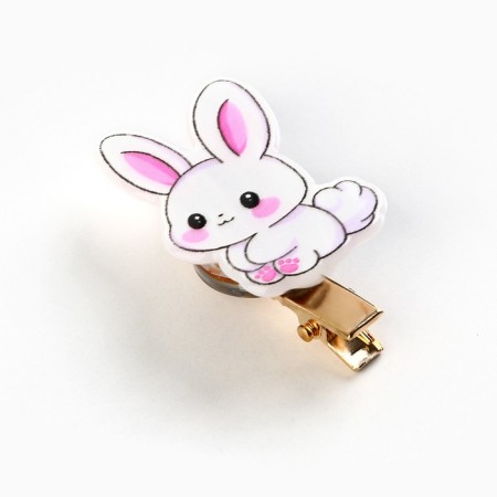 Hair hair clip luminous "bunny", 2.5 x 3 cm-2