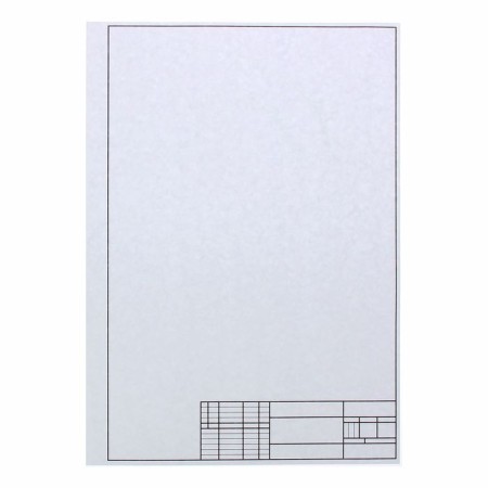 A3, 7 sheets drawing folder, block 160 g/m2, with a vertical stamp-2