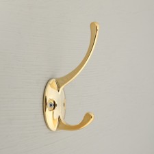 Furniture tundra hook TKD002 Light, two -rod, gold