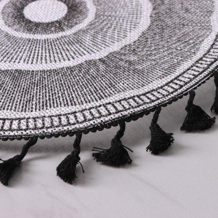 Serving napkin on the table “The Sun of the Desert”, d = 38 cm, the color is black-3