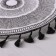 Serving napkin on the table “The Sun of the Desert”, d = 38 cm, the color is black