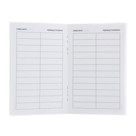 Notebook for recording foreign words A6, 32 sheets "Mayak", with valves-4