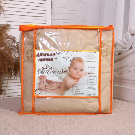 The blanket Adele Camel Vsesison. 105x140cm, color mix, 300g/m, polyester-3