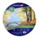 Round canvas on cardboard D-40 cm, cotton 100%, acrylic soil, fine grain, brauberg