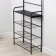 The rack in the hallway "Constant", 69 × 26 × 183 cm, black color