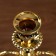Summary Metal for 3 candles "rosary" gold, black enamel 35.5x32x12 cm