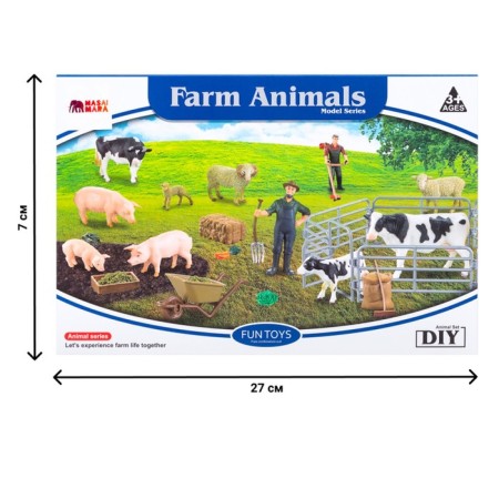 Set of figures "on the farm", 17 items-10